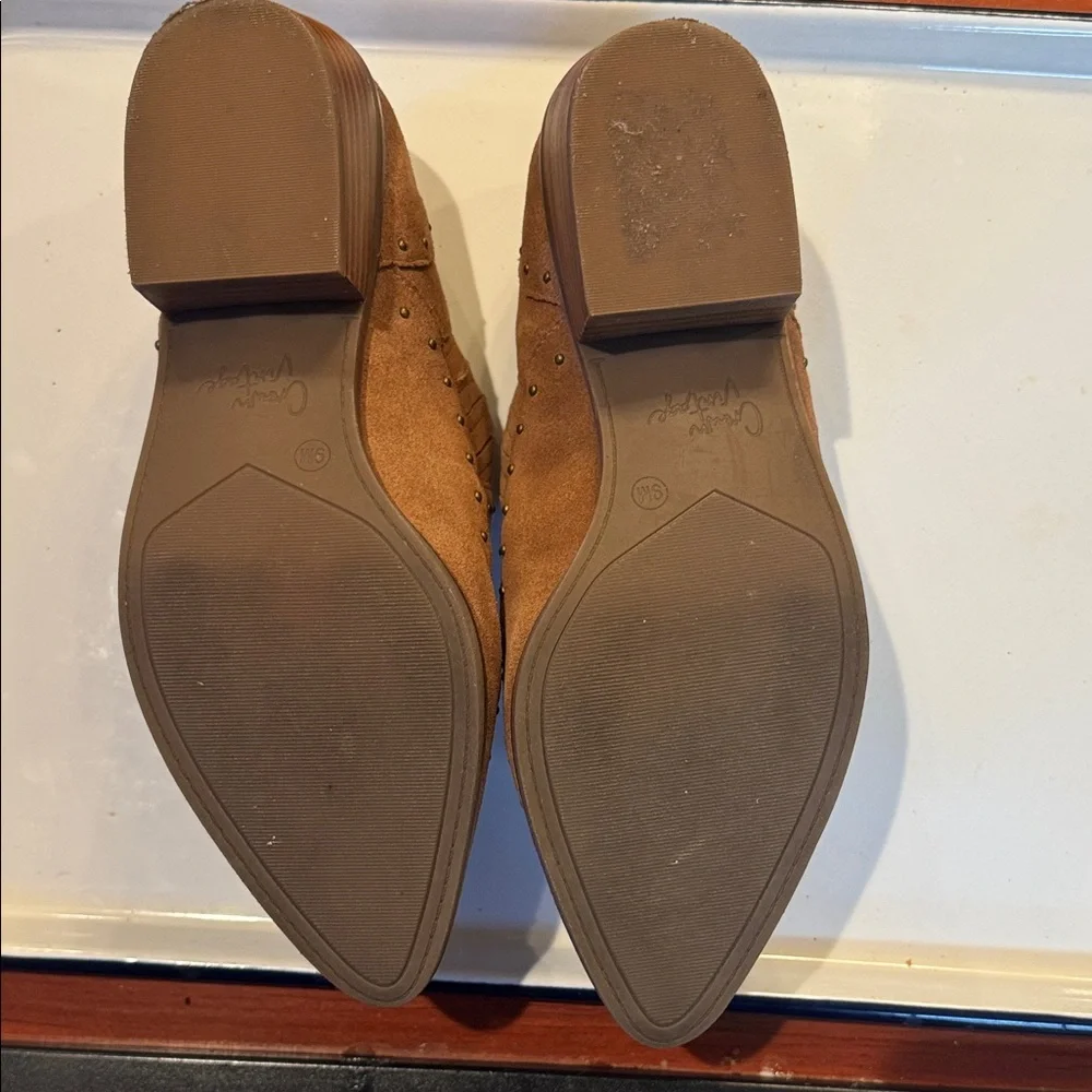 Crown Vintage Women’s Pecan Cow Suede Shoe Boots - Picture 6 of 16